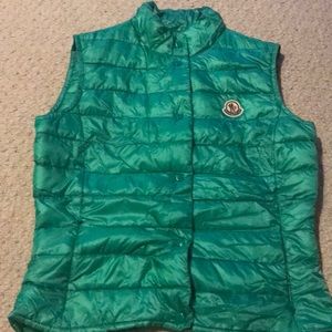 Moncler down vest, size 0
